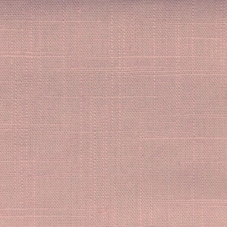 Tissu Viscose Lin Uni Rose 