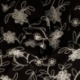 Tissu Viscose Polyamide Brodé Noir