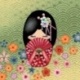 Coupon Femme Japonaise Vert