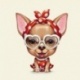 Coupon Chien Lunette Coeur