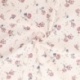 Tissu Broderie Coton Fleurs Rose Clair
