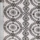 Tissu Broderie Coton Fleurs Fond Blanc 