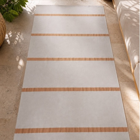 Fouta Corfou Rayures Orange