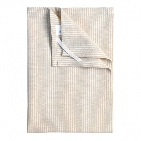 Torchon Rayé Beige