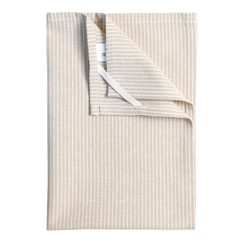 Torchon Rayé Beige