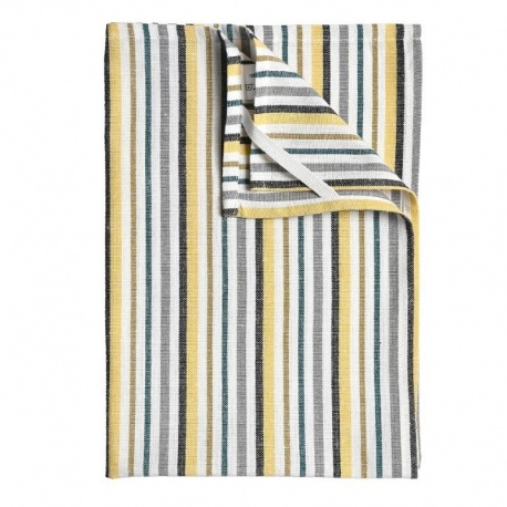 Torchon Rayé Jaune 