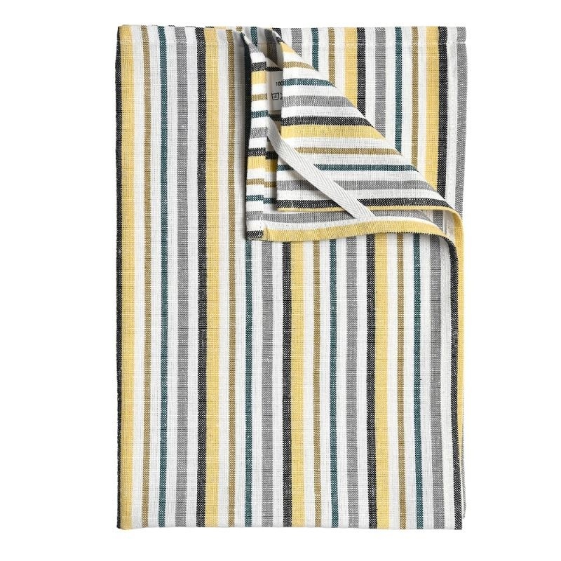 Torchon Rayé Jaune 
