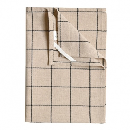 Torchon Carreaux Beige 