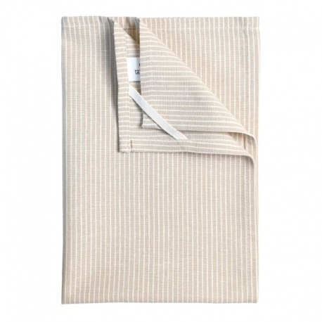 Torchon Rayé Beige