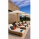 Tissu Toile Outdoor Noir 