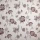 Tissu Jacquard Mina Floral Bordeaux 