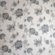Tissu Jacquard Mina Floral Bleu 