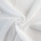 Tissu Etamine Rayée Onega Fil Chenillé Blanc 