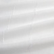 Tissu Etamine Rayée Onega Fil Chenillé Blanc 