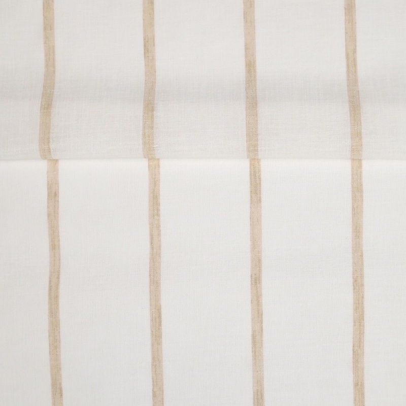Tissu Etamine Rayée Montego Ocre 