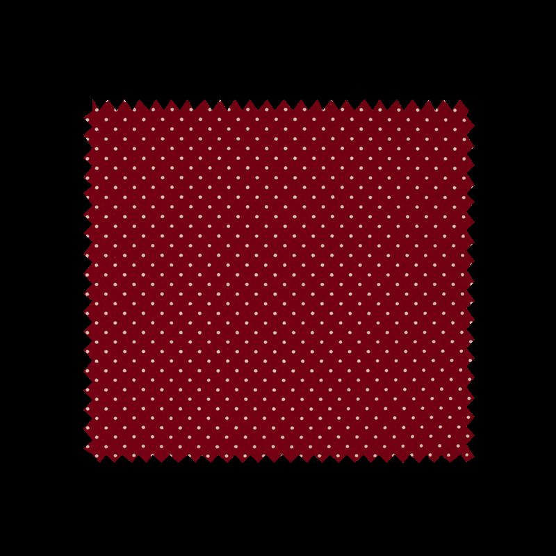 Tissu Imprimé Epingle Pois Bordeaux