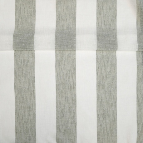 Tissu Etamine Rayée Gamma Kaki 