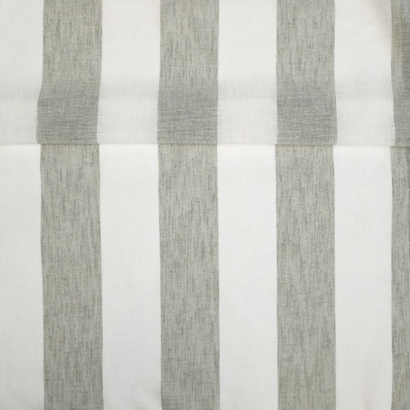 Tissu Etamine Rayée Gamma Kaki 