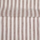 Tissu Etamine Rayée Vasco Terracotta 