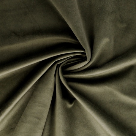 Tissu Velours Militaire 