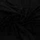 Tissu Jersey Côtelé Uni Noir 