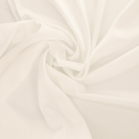 Tissu Satin Uni Blanc