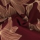 Tissu Viscose Imprimé Bordeaux 