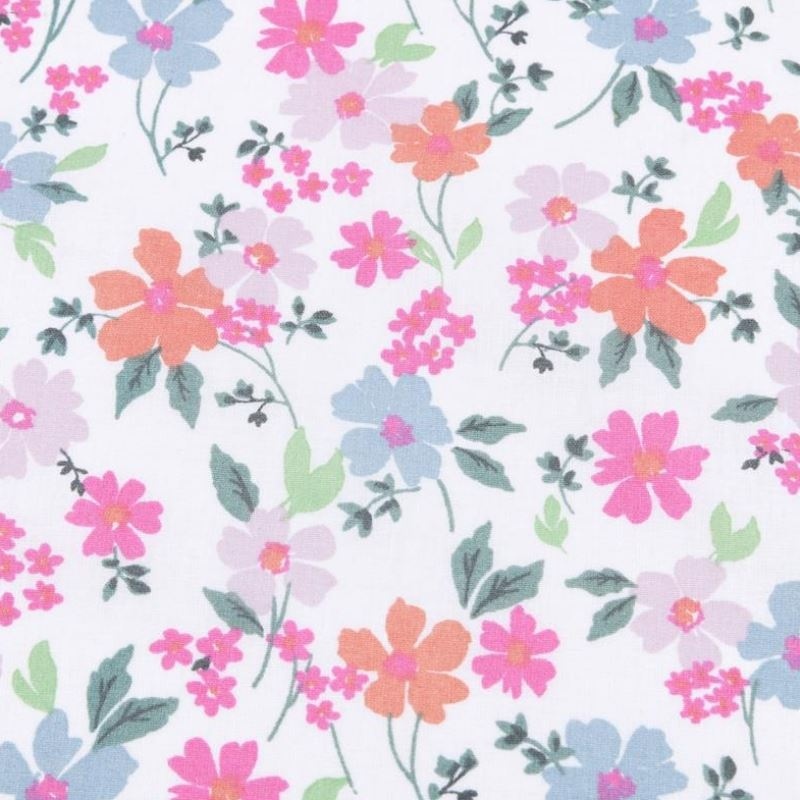 Tissu Lucinda Toile Correze Multico 