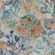 Toile Coton Lin Nami Bleu 