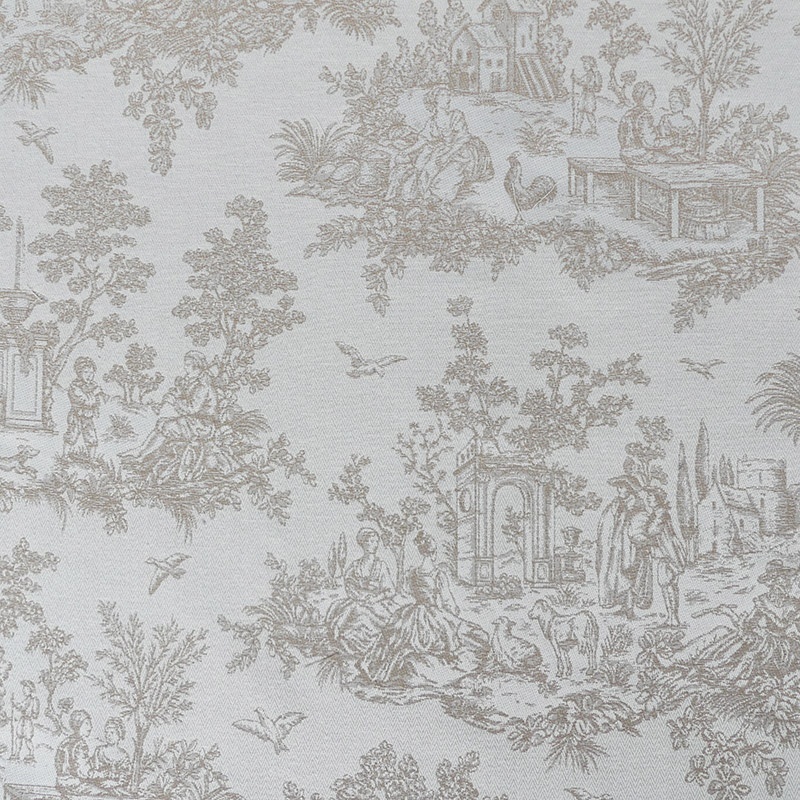 Toile de Jouy Baden Coloris Lin 