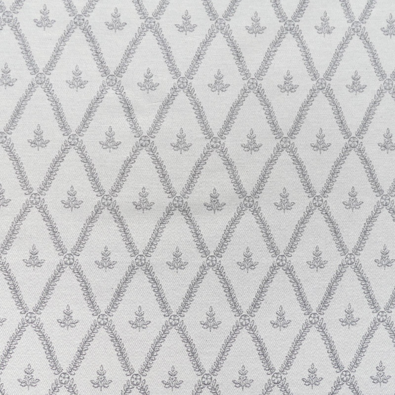 Tissu Bach Medaillon Gris