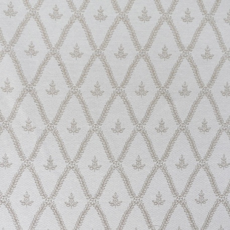 Tissu Bach Medaillon Coloris Lin 