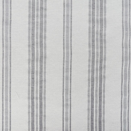 Tissu Vitis Rayure Gris