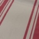 Tissu Bernadette Rayure Rouge 