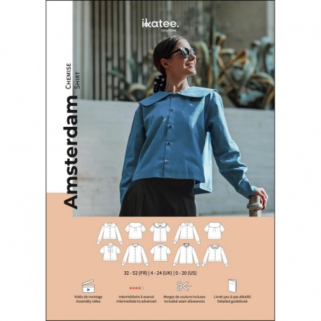 Patron Ikatee Amsterdam - Chemise Femme