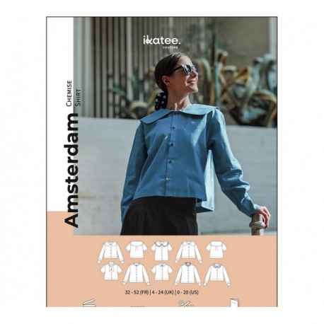 Patron Ikatee Amsterdam - Chemise Femme