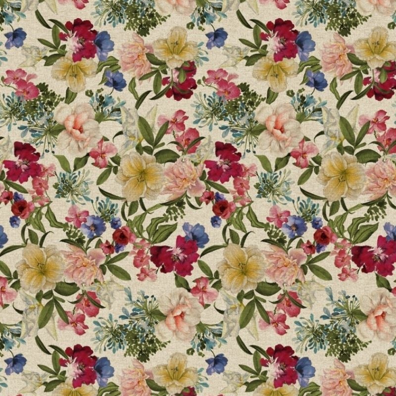 Tissu Toile Amaru Fond Lin