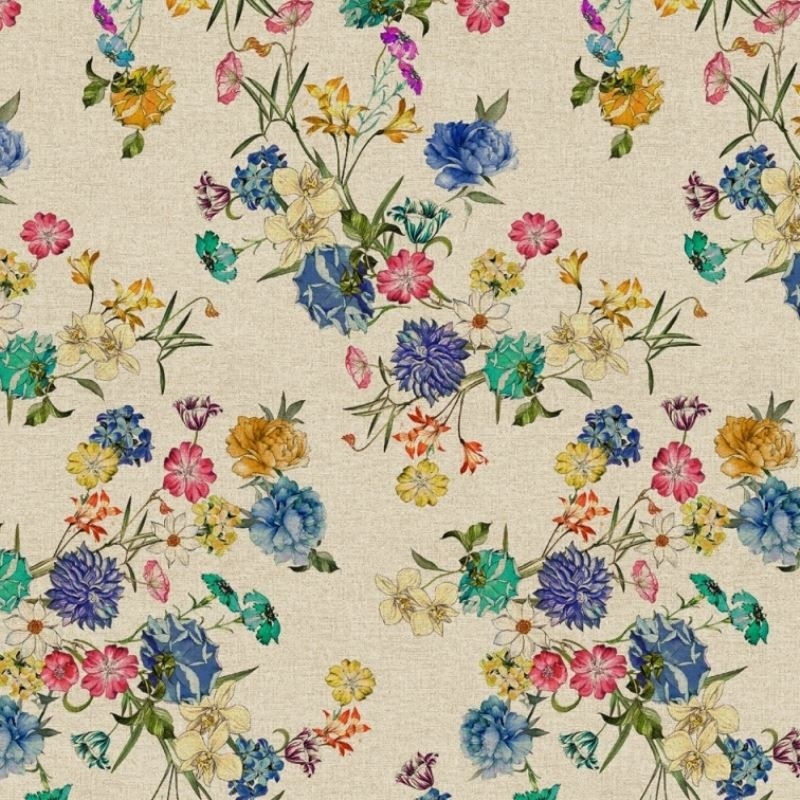 Tissu Toile Halima Fond Lin