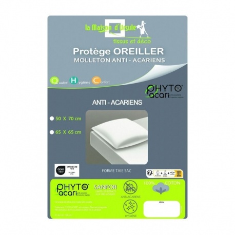 Protege Oreiller Epicea Anti-acariens Molleton
