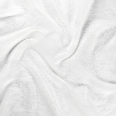 Voilage Maille Uni Blanc Boheme 