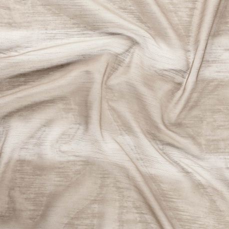 Voilage Maille Uni Naturel Boheme 
