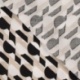 Tissu Viscose Imprimé Cercle Cassé Sable
