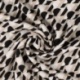 Tissu Viscose Imprimé Cercle Cassé Sable