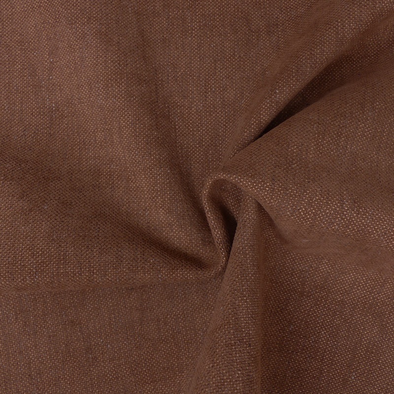 Tissu Vintage Uni Marron