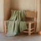 Waffle Plaid été Gaufré Vert 130x180 cm