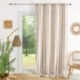 Rideau Landes Grosses Rayures Beige 