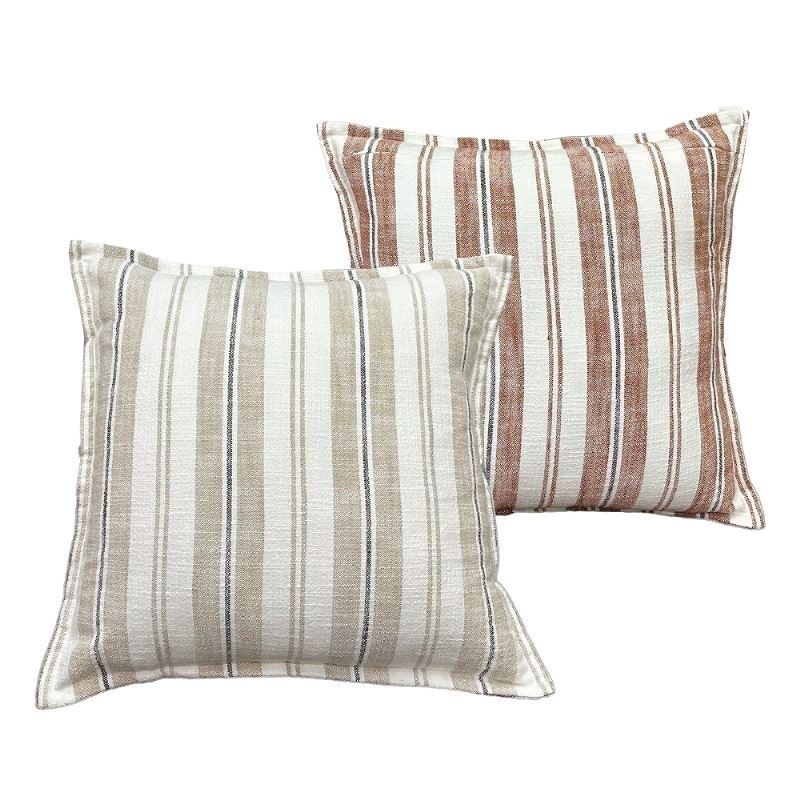Housse de Coussin Rayé Perigord