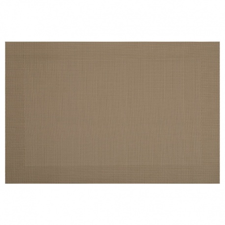 Set de Table Vinyl Uni Taupe 