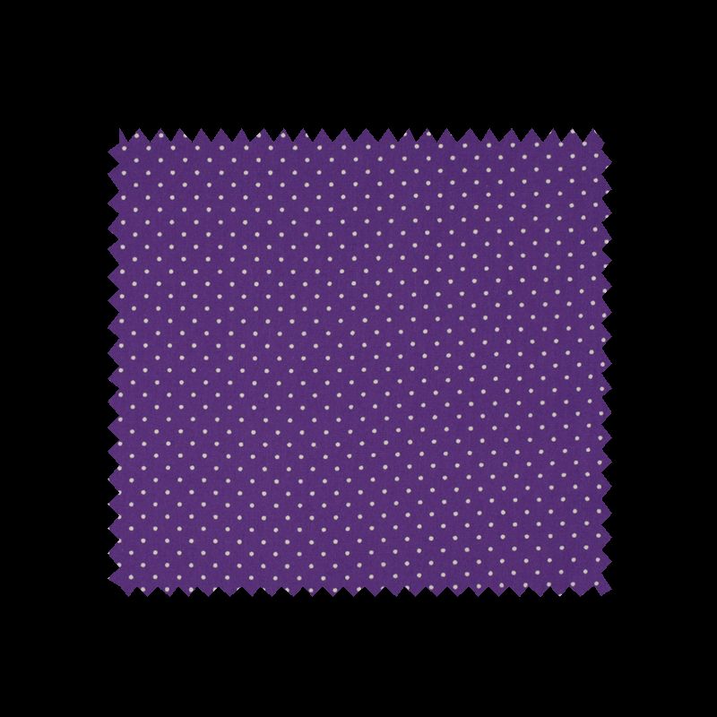 Tissu Imprimé Epingle Pois Violet