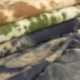 Tissu Rayonne Tie & Dye Vert 